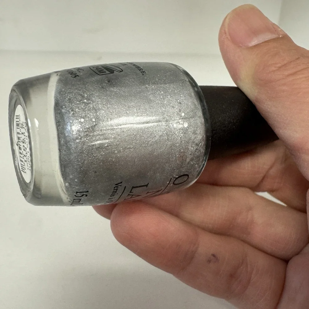 OPI BY THE LIGHT OF THE MOON G41 NAIL POLISH ( SHINY SILVER)